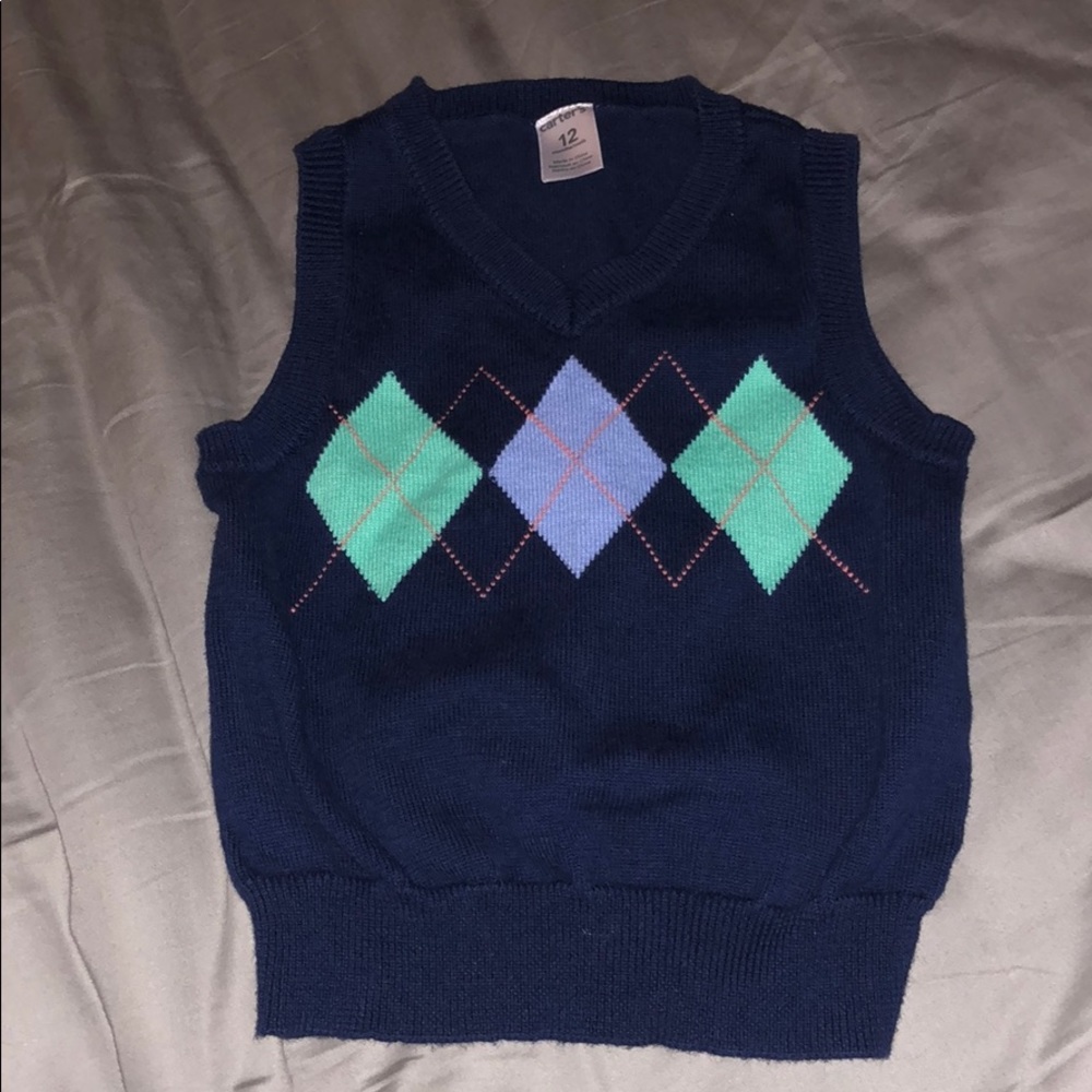 Carters 12 month sweater vest.